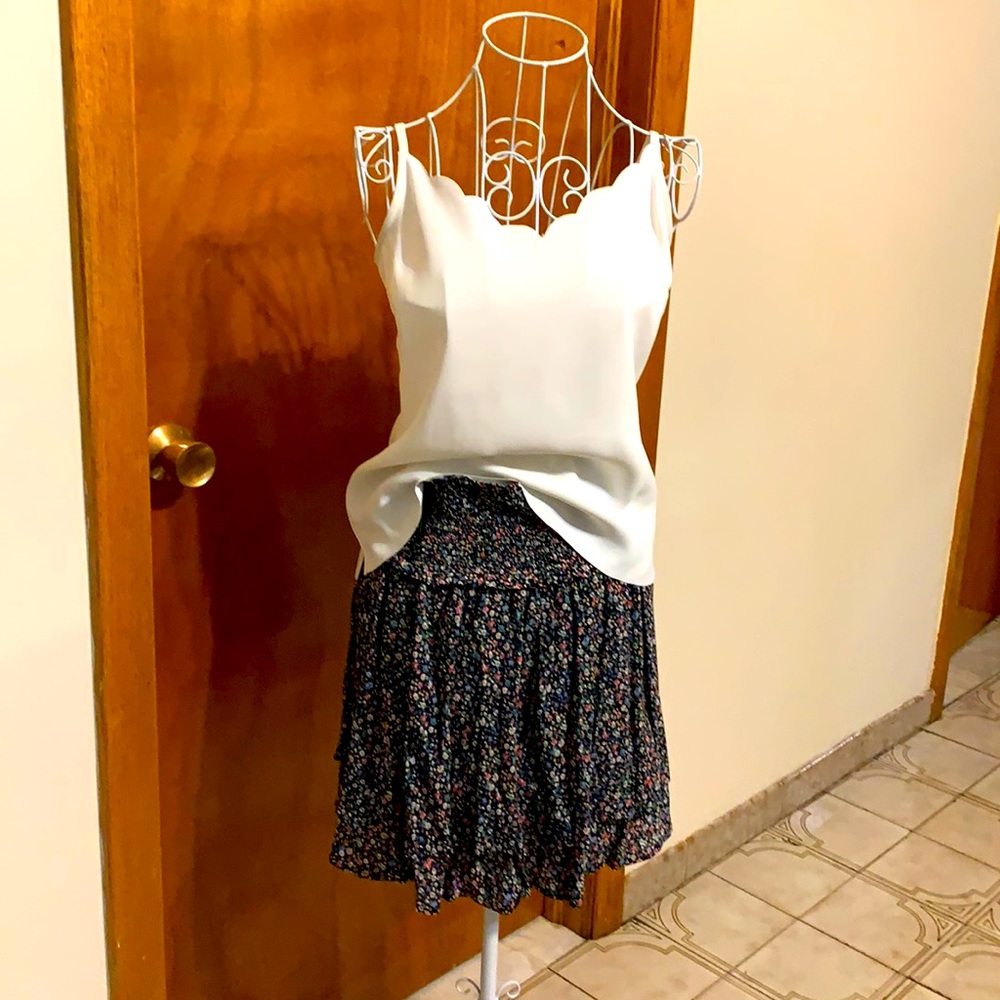 Floral Mini skirt